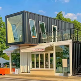 High Quality 20ft Prefab Tiny Home Container House Low Cost Art Container for Living