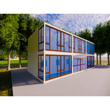 Insulated Prefab Flat Pack Container Homes Building Prefabricated House for France