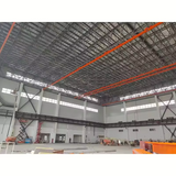 Modern Design Prefabricated Industrial Warehouse Metal Building Light Steel Structure for ASTM Standard Steel Workshop