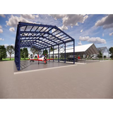 Industrial-Style Steel Structure Warehouse Workshop Office & Mall Hangar