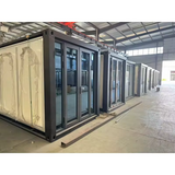 Modern Design Double-Wing Expansion Box Prefabricated Green House Folding Room Made of Container
