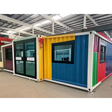 20ft 40ft Expandable Steel Wooden Container House Made Sandwich Panel for Hotel Use for Living Room Hotel Use
