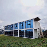 Portable Flat-Pack Steel Container for House