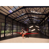 Industrial-Style Prefabricated Long-Span Steel Structure Warehouse Workshop Office Building Hangar for School Application