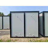 Luxury European Design Portable Steel Toilets Showers Convenient Container Style Prefabricated Public Toilets Sandwich Panel