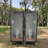 Luxury European Design Portable Toilets and Showers Prefabricated Public Toilets Made of Containers and Sandwich Panels