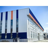 Modern Design Prefabricated Industrial Warehouse Metal Building Light Steel Structure for ASTM Standard Steel Workshop