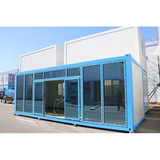 Portable Flat-Pack Steel Container for House