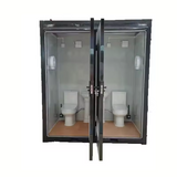 Luxury Prefabricated Portable Toilets and Showers Container Steel Sandwich Panel Material for Public Use