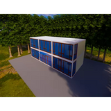 Insulated Prefab Flat Pack Container Homes Building Prefabricated House for France