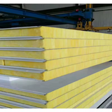 Modern Style Metal EPS XPS Rock Wool PIR Insulation Steel Fireproof Roof Villa House Building Cold Room Sandwich Panels