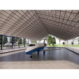 Industrial-Style Prefabricated Long-Span Steel Structure Warehouse Workshop Office Building Hangar for School Application