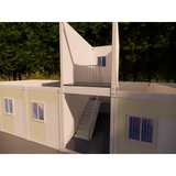 Movable Steel Flat Pack Container Coffee Shop Prefabricated Mobile Flat Pcak House for Sale