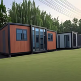 20ft 40ft Expandable Steel Wooden Container House Made Sandwich Panel for Hotel Use for Living Room Hotel Use
