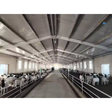Low Cost Light Steel Structure Building for Poultry Farming Chicken Pig Goat Cow Breeding Shed Welding Processing Service China