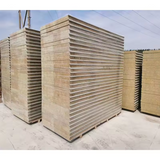 Steel Rock Wool Sandwich Wall and Roof Panel Fire and Sound Proof