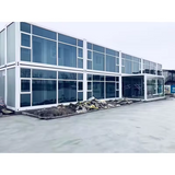 Portable Flat-Pack Steel Container for House