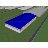 Industrial Prefabricated Steel Structure Workshop & Carport Garage Storage Shed for Warehouse Buildings