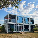 20FT and 40FT Portable Flat Pack Container House Small Portable Container Housing Unit for Office Using