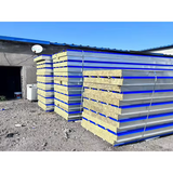 Steel Fire Retardant Structural Insulated Rock Wool Sandwich Panel for Warehouse & Building Sound Wall Application
