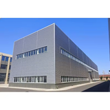 Modern Design Prefabricated Industrial Workshop Metal Building Steel Structure Light ASTM Welding Cutting Included Steel