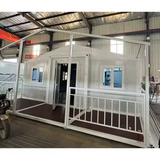 Modern Design Double-Wing Expansion Box Prefabricated Green House Folding Room Made of Container