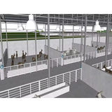 Modern Design Prefabricated Steel Cow Shed and Poultry Farmhouse for Cows,pigs ,sheep