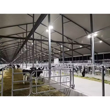 Modern Steel Structure Poultry House for Chicken Pig Goat & Cow Breeding Light Farming in China ASTM Standard Custom Build