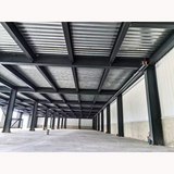 Industrial-Style Modern Light Steel Building Easy-to-assemble Metal Structure for Workshop or Warehouse