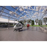 Industrial-Style Prefabricated Long-Span Steel Structure Warehouse Workshop Office Building Hangar for School Application