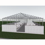 Prefabricated Metal Steel Structure Building Chicken Warehouse Cow Shed Pig Farm Farm Warehouse Durable Prefab Farm Barn