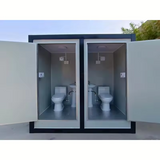 Practical Multi-person Public Prefab Toilet Luxurious Portable Sanitary Bathroom Portable Mobile Toilet Shower Room